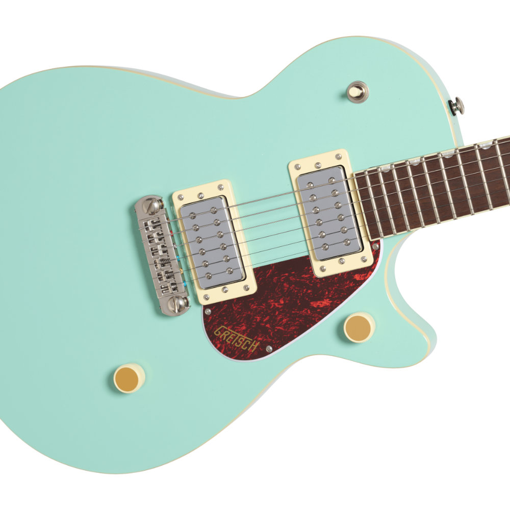 GRETSCH グレッチ Streamliner Jet Club Single-Cut with Wraparound Laurel Fingerboard Mint Metallic エレキギター ピックアップ、 ブリッジ