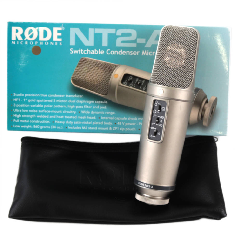 RØDE ロード RODE NT2 コンデンサーマイク 専用アルミケース付き