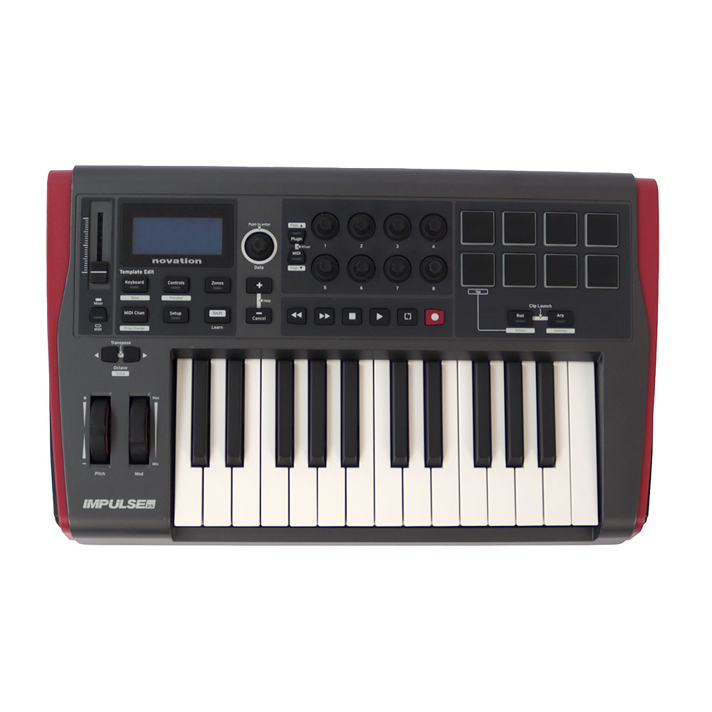 中古】 novation IMPULSE 25 MIDIコントローラー キーボード([USED 