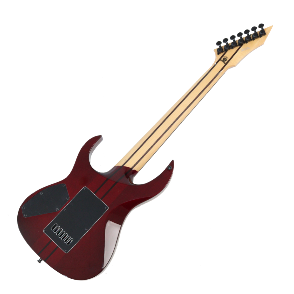【訳あり】アウトレット B.C.Rich SHREDZILLA 7 PROPHECY ARCHTOP WITH EVERTUNE LAVA Burst 7弦エレキギター ボディバック画像 
