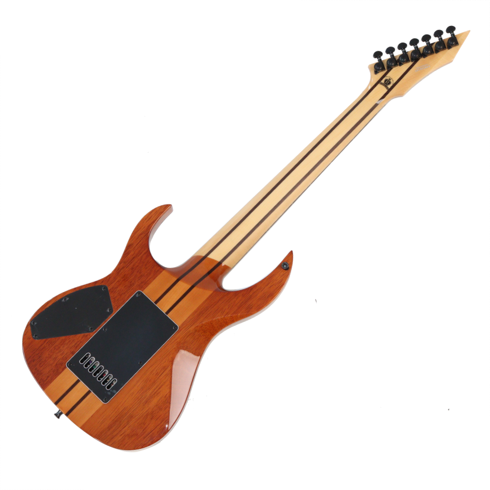 【訳あり】アウトレット B.C.Rich SHREDZILLA 7 PROPHECY ARCHTOP WITH EVERTUNE English Walnut 7弦エレキギター ボディバック画像
