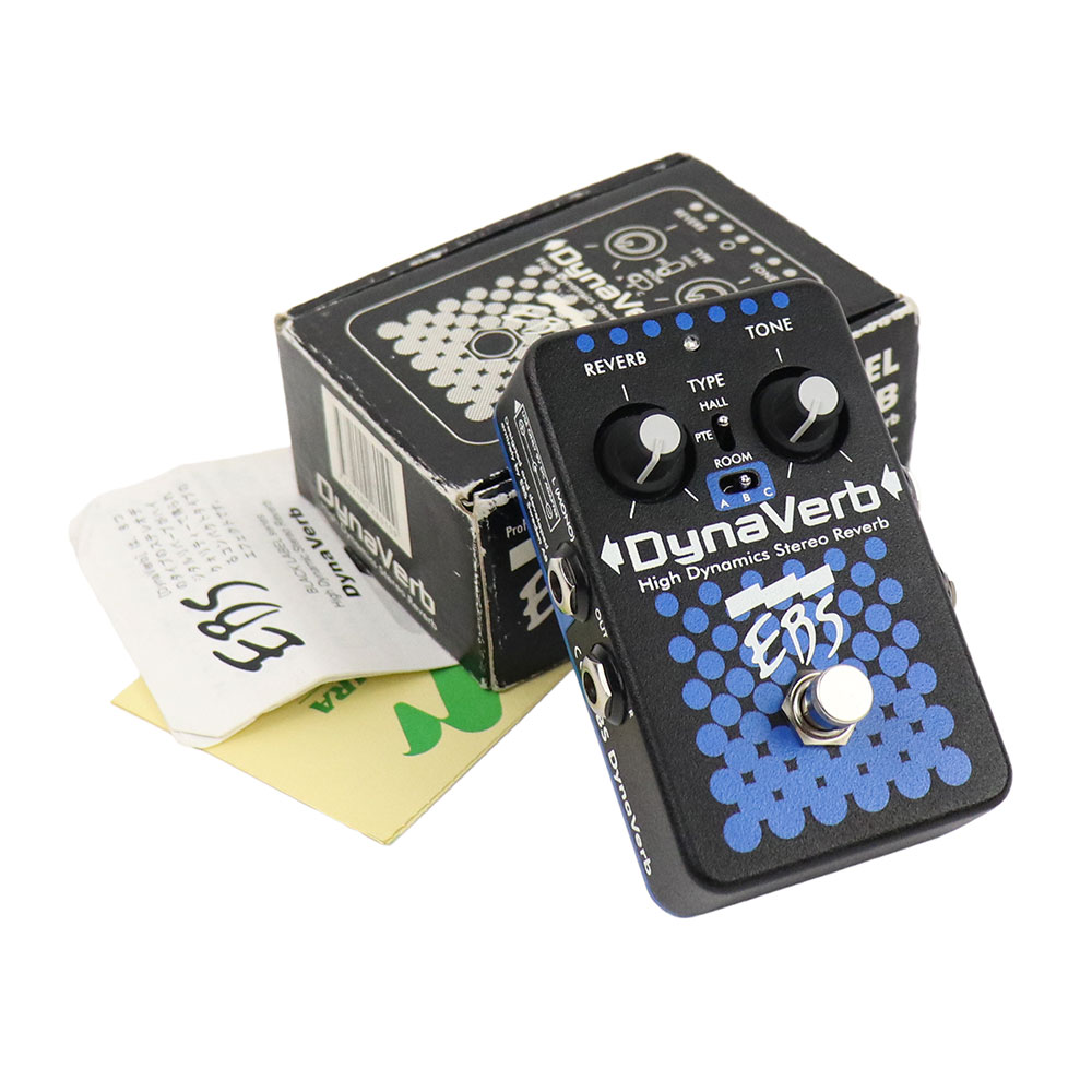 中古】 リバーブ エフェクター EBS DynaVerb ベース用エフェクター 