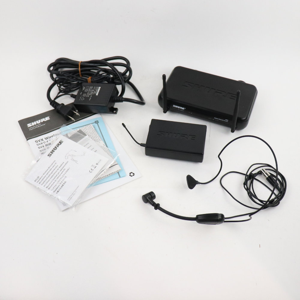 中古】 ワイヤレスマイク シュア SHURE SVX14/PG30 ヘッドセット 