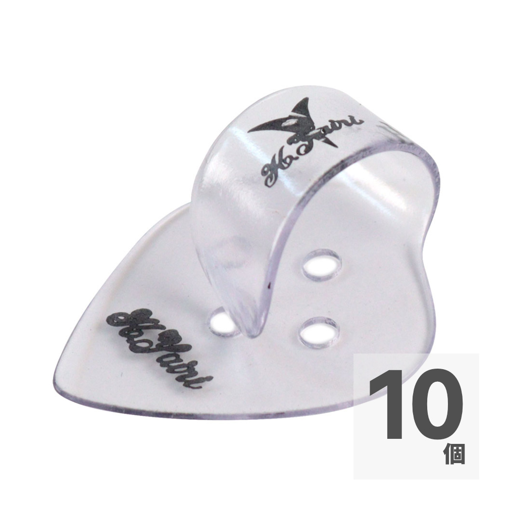 K.YAIRI POP型ピック サムピック H 透明 10枚セット