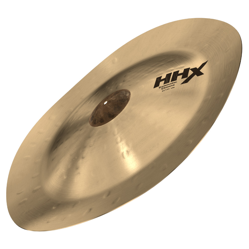 SABIAN セイビアン HHX Dominator Chinese HHX-20DMC HHX Dominator 20インチ チャイナシンバル 本体画像 斜め