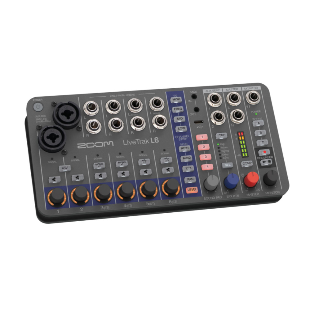 ZOOM ズーム LIVETRAK L6 10ch デジタルミキサー&レコーダー サブ画像2
