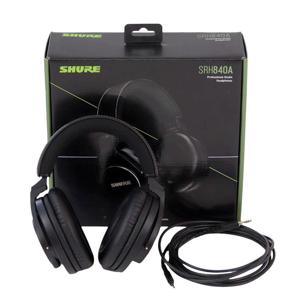 SHURE SRH840A プロフェッショナルスタジオヘッドフォン 【公式通販】