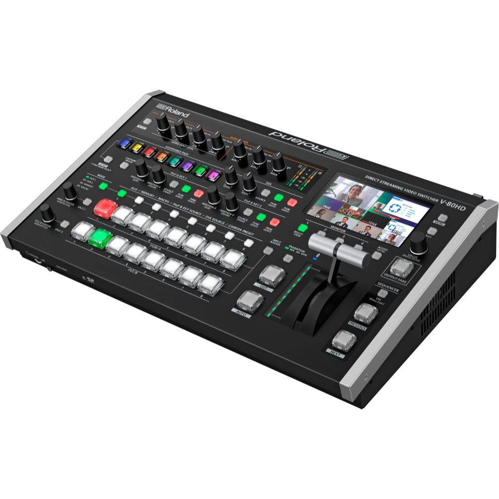 Roland V-80HD Direct Streaming Video Switcher ビデオスイッチャー R側から正面