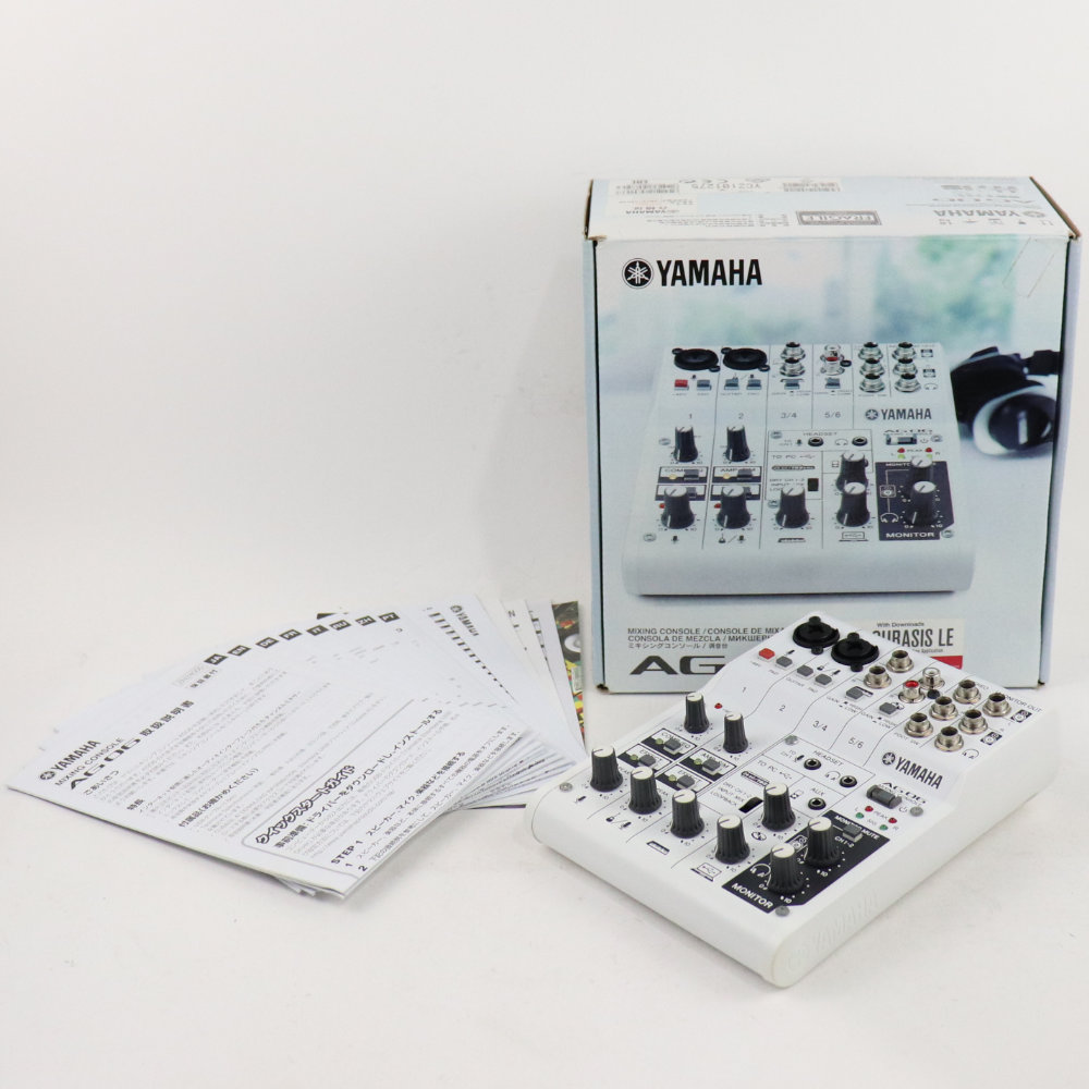 中古】 ミキサー ヤマハ YAMAHA AG06 W ライブストリーミングミキサー 
