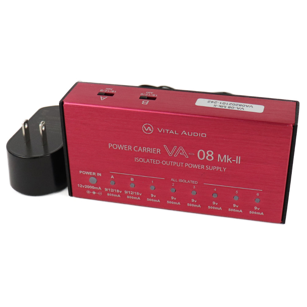 VA-08 Mk-II パワーサプライ VITAL AUDIO VA-08 Mk-2 Vital Audio POWER CARRIER VA-08 Mk-II《パワー