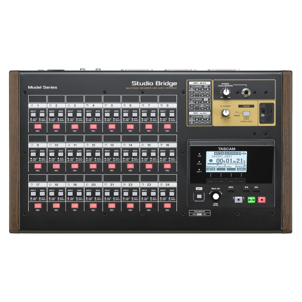 TASCAM タスカム Studio Bridge 24入出力オーディオインターフェース&マルチトラックレコーダー