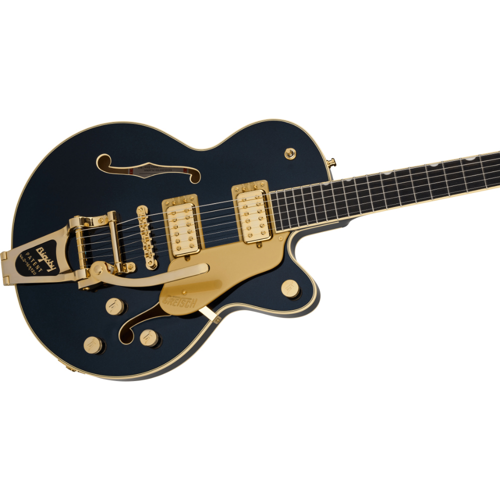 GRETSCH グレッチ Broadkaster Jr. LX Center Block with String-Thru Bigsby and Gold Hardware Ebony Fingerboard Midnight Sapphire JP エレキギター ボディトップ