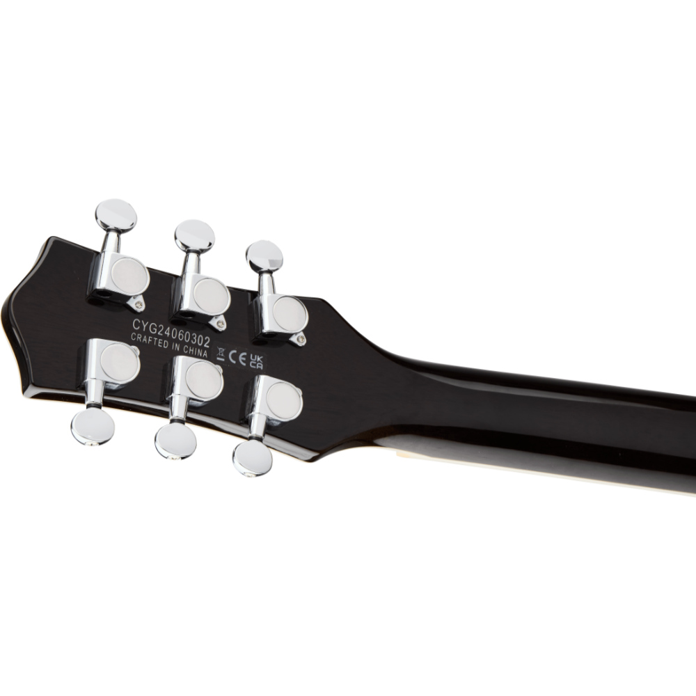 GRETSCH グレッチ G5230T Electromatic Sparkle Jet FT Single-Cut with Bigsby Silver Sparkle エレキギター ヘッドバック画像