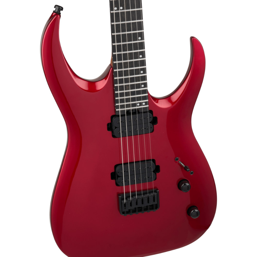 Jackson ジャクソン Pro Plus Series Signature Misha Mansoor Juggernaut HT6 Red Crystal エレキギター ボディ画像