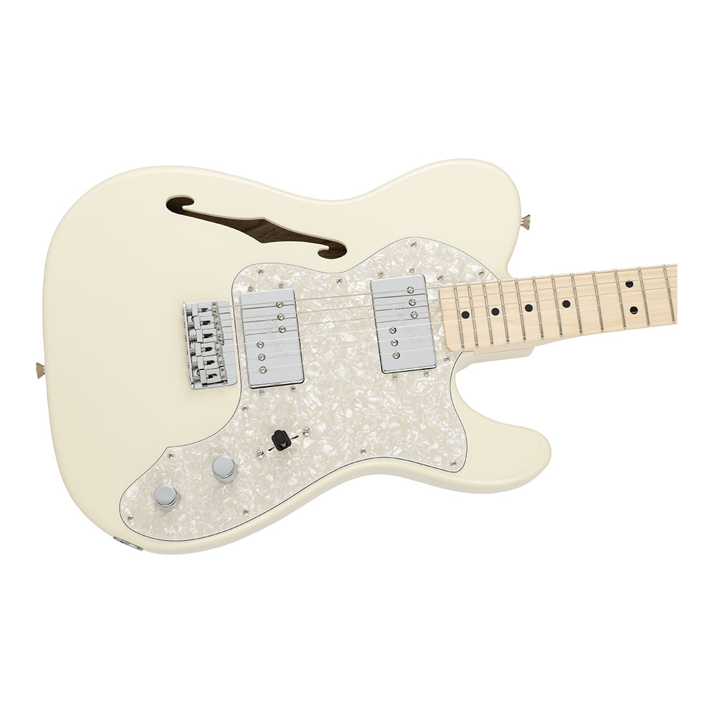 Fender フェンダー Made in Japan Traditional 70s Telecaster Thinline MN Olympic White エレキギター ボディ