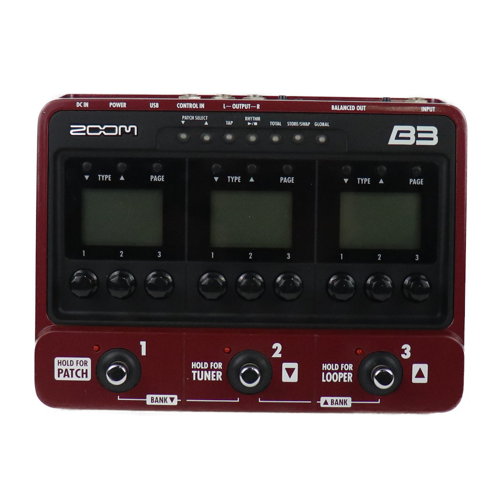 中古】 ベースマルチエフェクター ZOOM B3 ズーム ベース用マルチ 