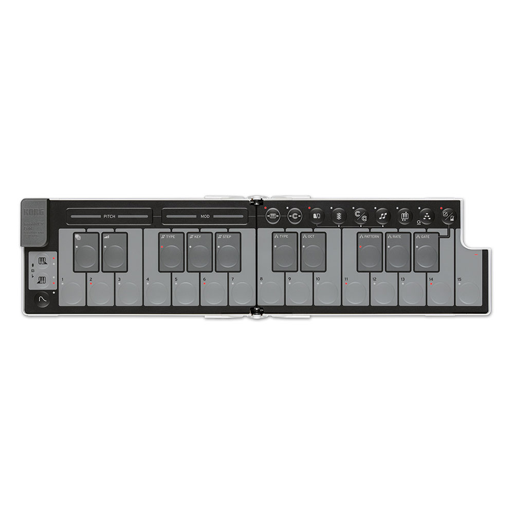 KORG nanoKEY-FD WH White 折りたたみ可能 USB MIDIキーボード nanoKEY Fold FOLDABLE MIDI KEYBOARD