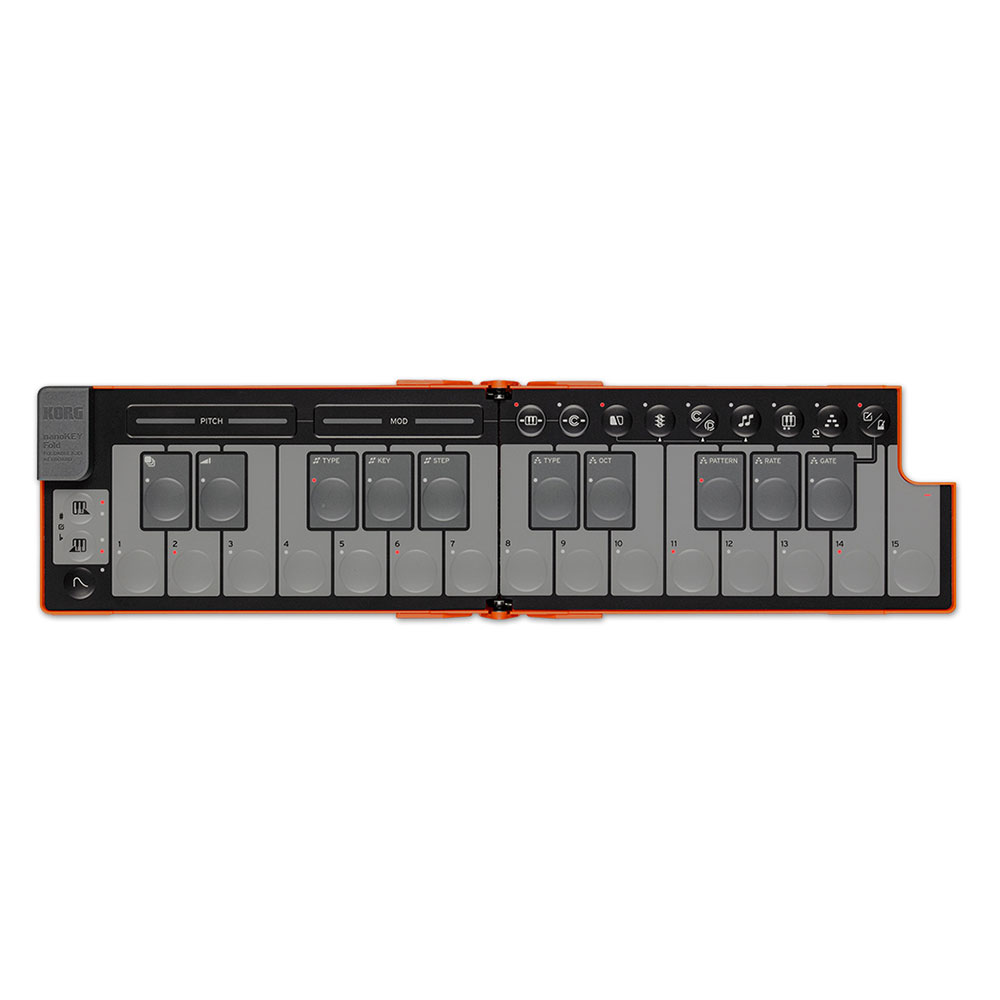 KORG nanoKEY-FD LO Lava Orange 折りたたみ可能 USB MIDIキーボード nanoKEY Fold FOLDABLE MIDI KEYBOARD