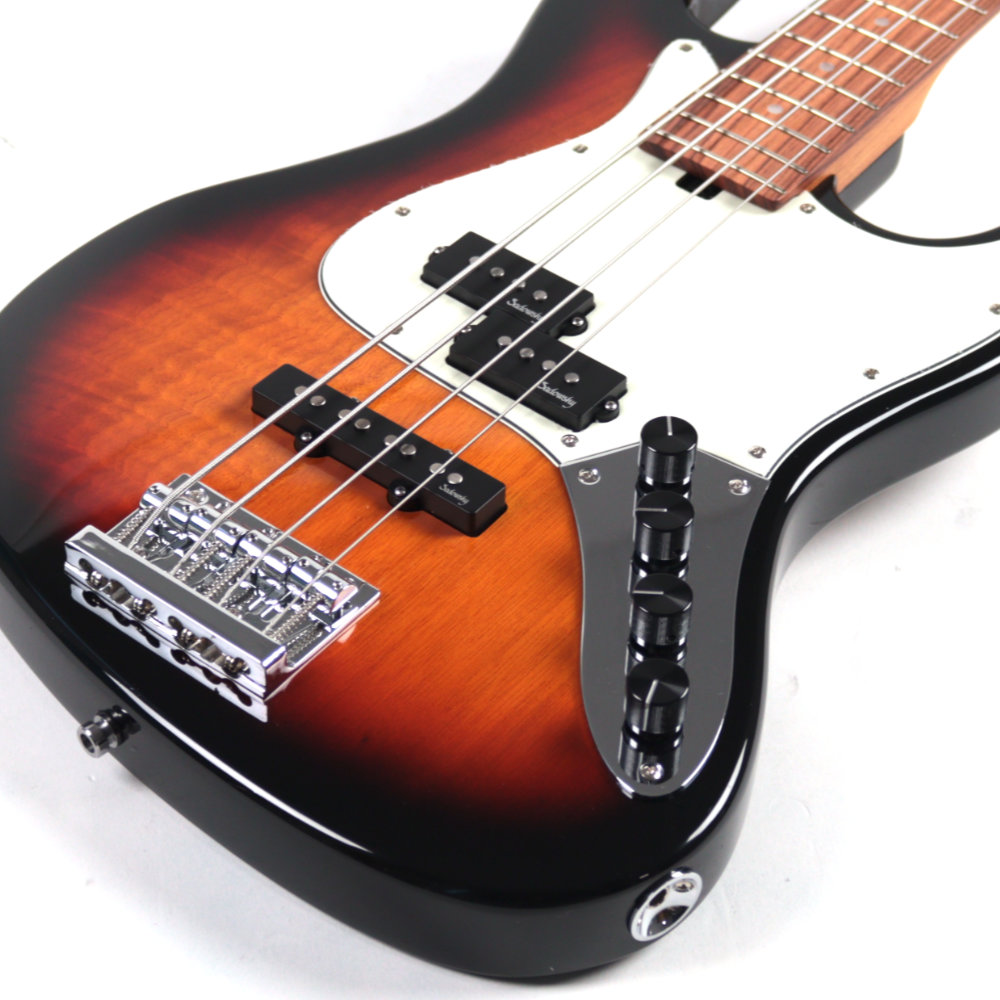 Sadowsky サドウスキー MetroExpress MX21 HP4 Morado Fingerboard Tobacco Sunburst Transparent エレキベース ピックアップ、コントロール