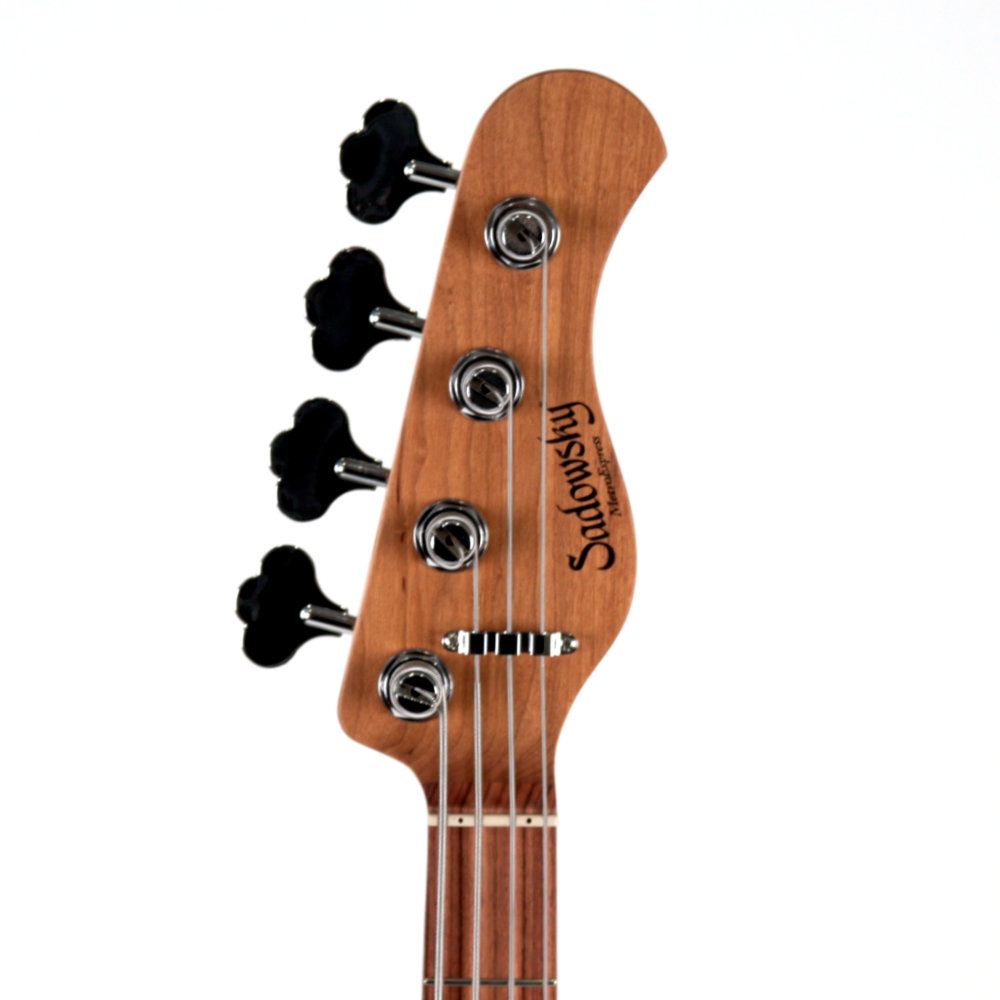 Sadowsky サドウスキー MetroExpress MX21 HP4 Morado Fingerboard Tobacco Sunburst Transparent エレキベース ヘッド表