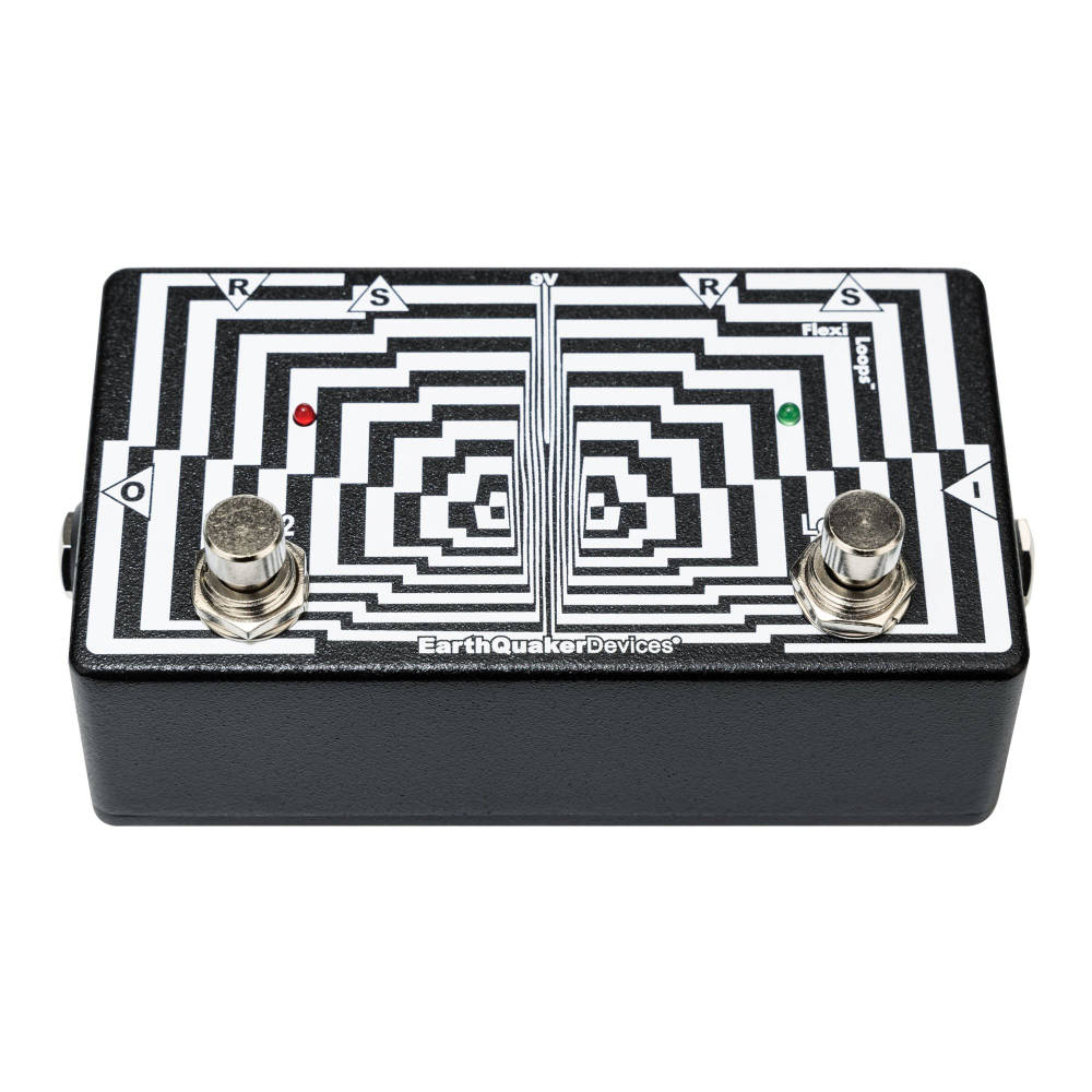 EarthQuaker Devices アースクエイカーデバイセス EQD Flexi Loops ユーティリティシリーズ フレキシループスイッチャー 斜めアングル画像