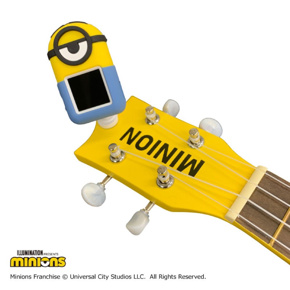 ウクレレチューナー ミニオンズ KIWAYA TM-877 TUNER MINIONS 充電対応 チューナークリップ