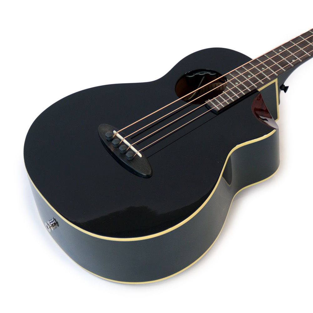 アウトレット エレアコベース aNueNue アヌエヌエ Bird Guitar aNN-MBS18E Black アコースティックベース バードギター ボディ