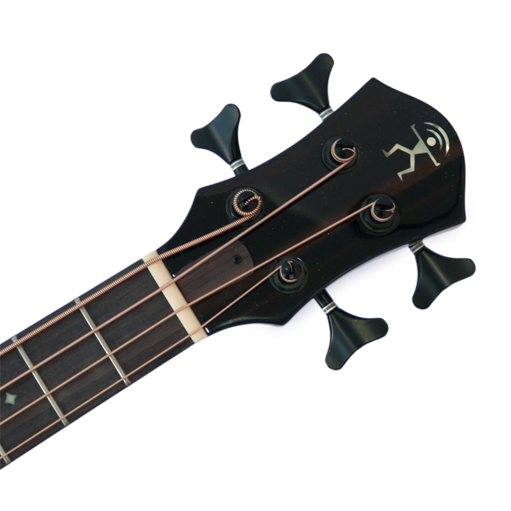 アウトレット エレアコベース aNueNue アヌエヌエ Bird Guitar aNN-MBS18E Black アコースティックベース バードギター ヘッド