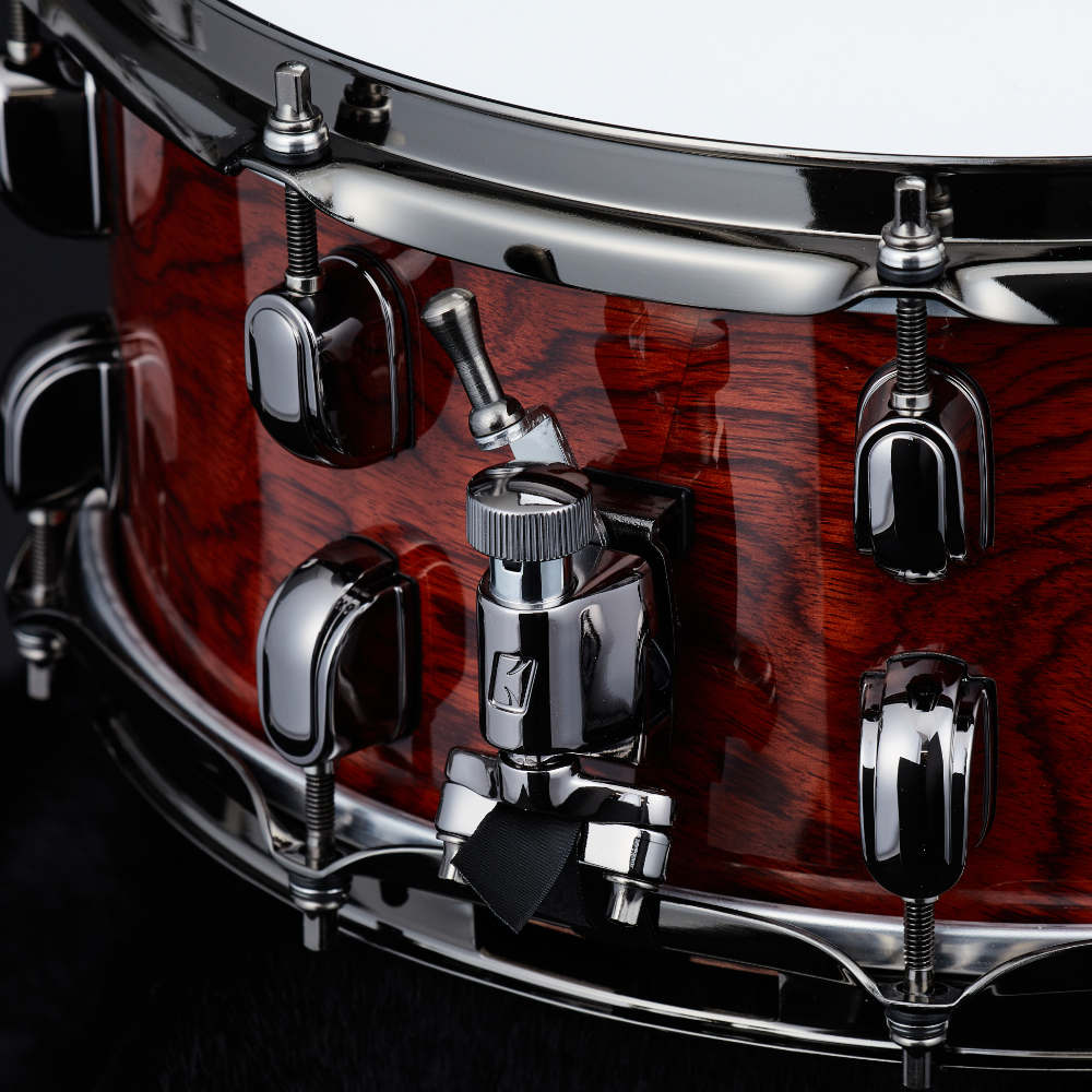 TAMA タマ LGB146-NQB スネアドラム S.L.P. G-Bubinga 14インチ x 6インチ ストレイナー2