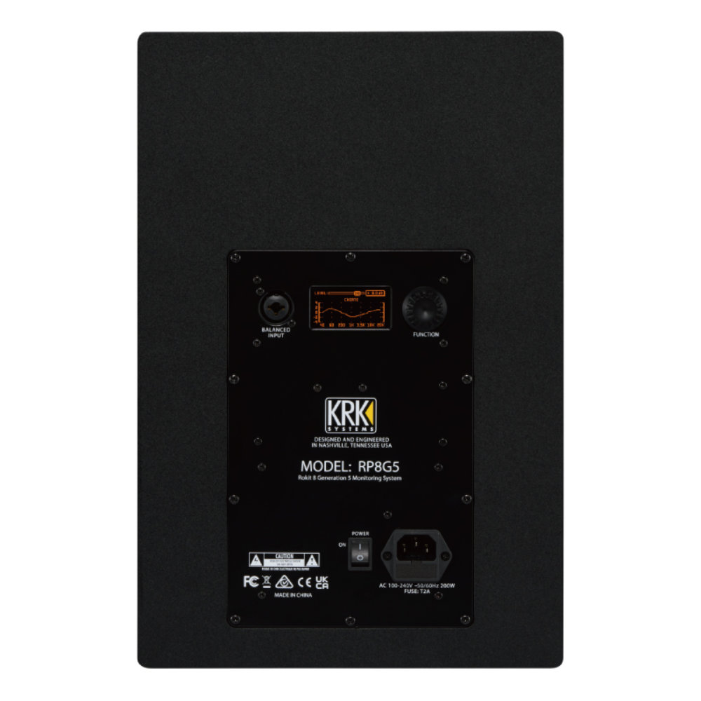 KRK SYSTEMS RP8G5 ROKIT G5 パワードモニタースピーカー 1本 背面