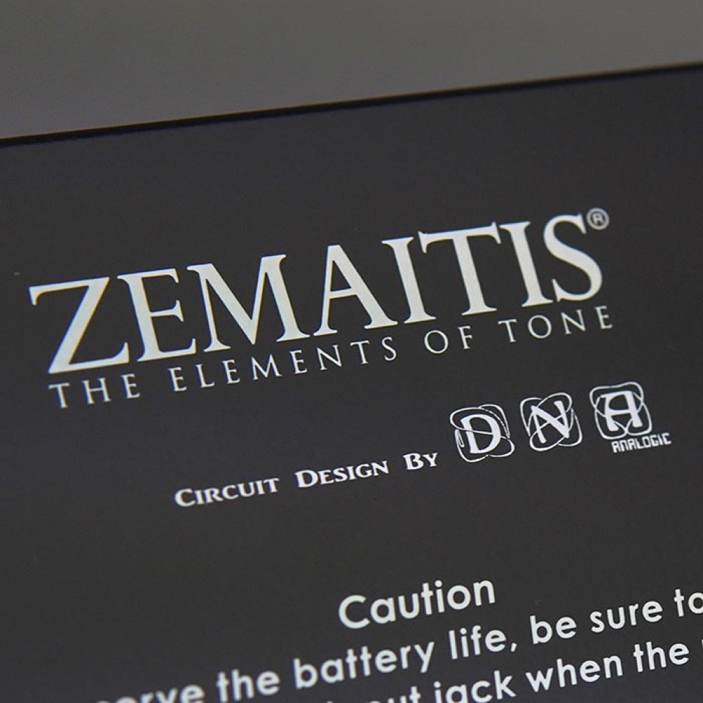 ZEMAITIS ゼマイティス ZMF2024OD オーバードライブ ギターエフェクター 裏面ロゴ