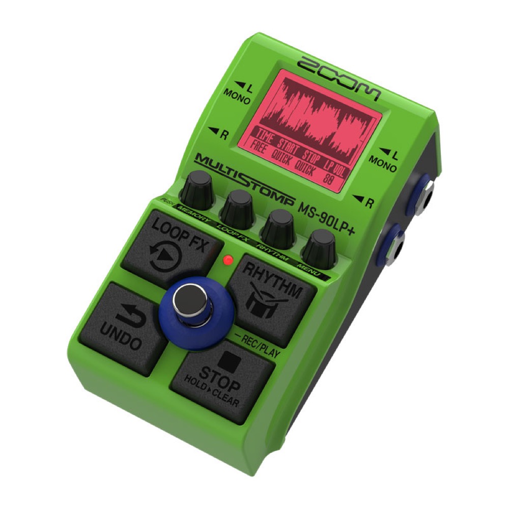 ギター ZOOM MULTISTOMP MS-90LP+ ZOOM ズーム MultiStomp MS-90LP+ ギター ベース ルーパーペダル(本格