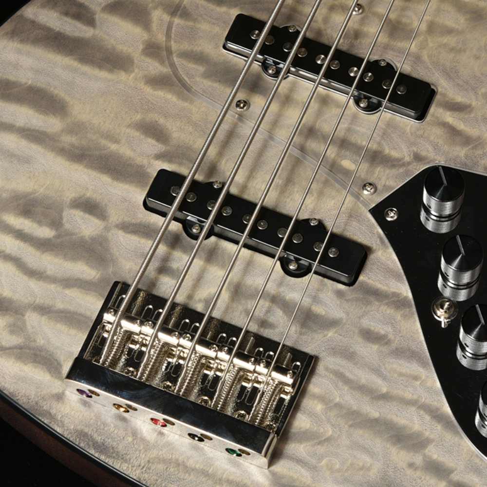 BACCHUS バッカス Japan Tune-up Series WL5-QM-AC RSM/M CHGS 5弦ベース エレキベース ブリッジ画像