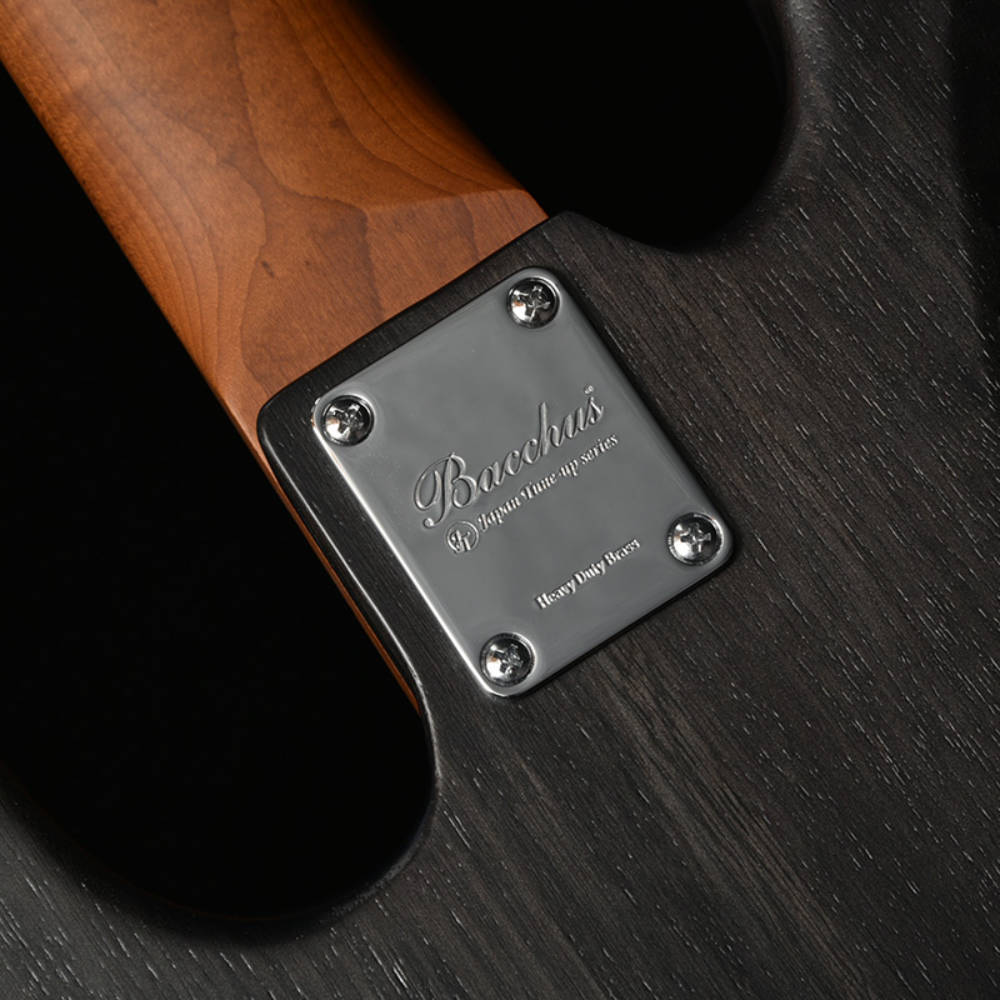 BACCHUS バッカス Japan Tune-up Series WL5-SPM-AC RSM/M BLKS-B 5弦ベース エレキベース ネックプレート画像