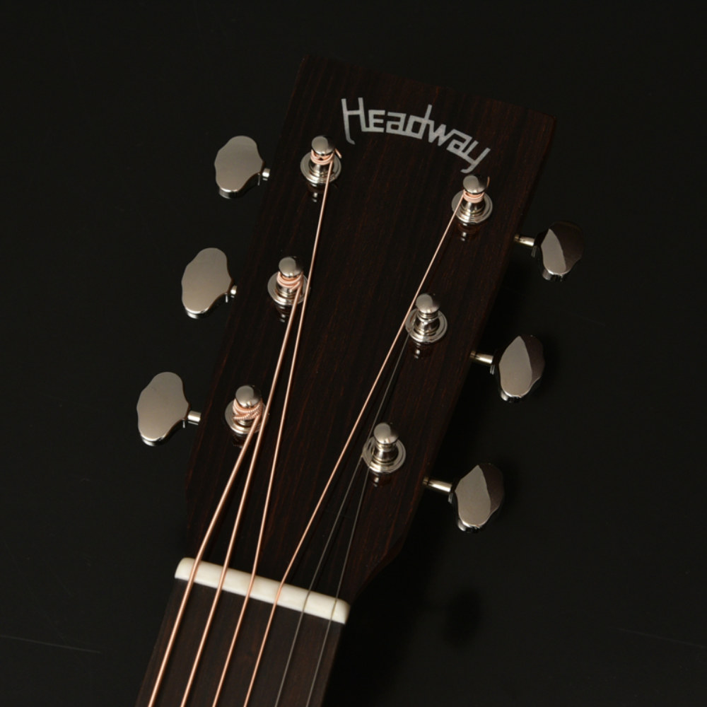 HEADWAY ヘッドウェイ Japan Tune-up Series HD-V115ASE/AGED NA エレクトリックアコースティックギター エレアコ ヘッド画像