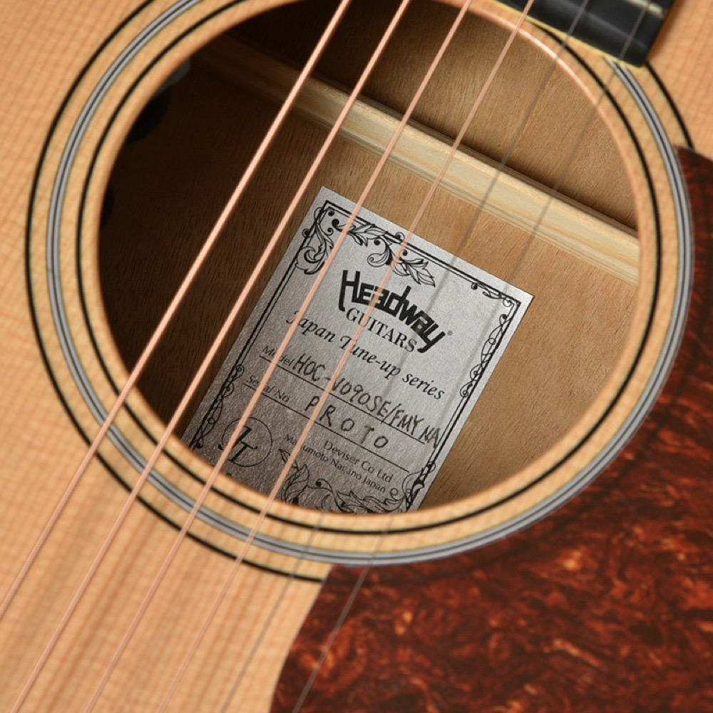HEADWAY ヘッドウェイ Japan Tune-up Series HOC-V090SE/FMY NA エレクトリックアコースティックギター エレアコ サウンドホール