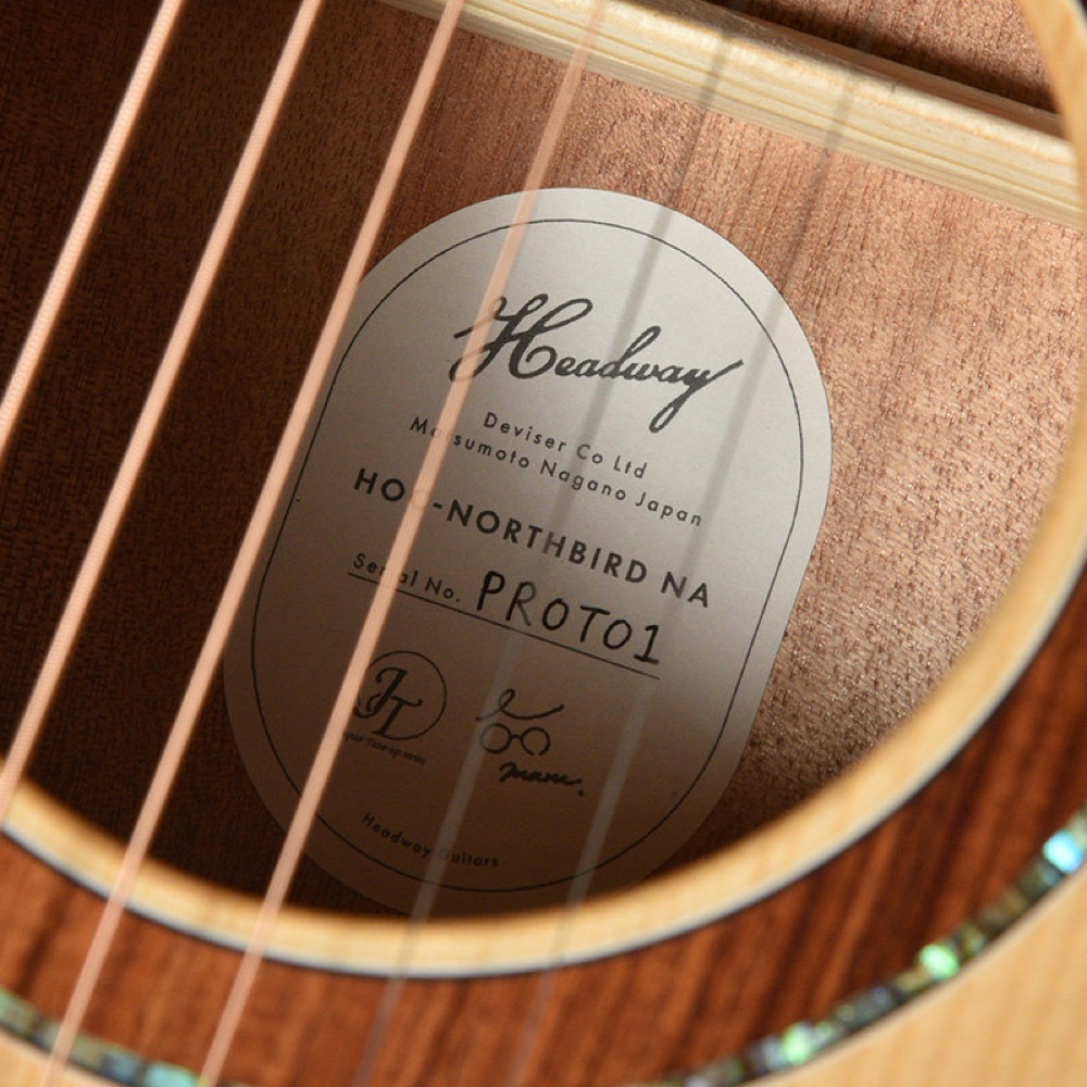 HEADWAY ヘッドウェイ Japan Tune-up Series HOC-NORTHBIRD NA アコースティックギター アコギ ラベル