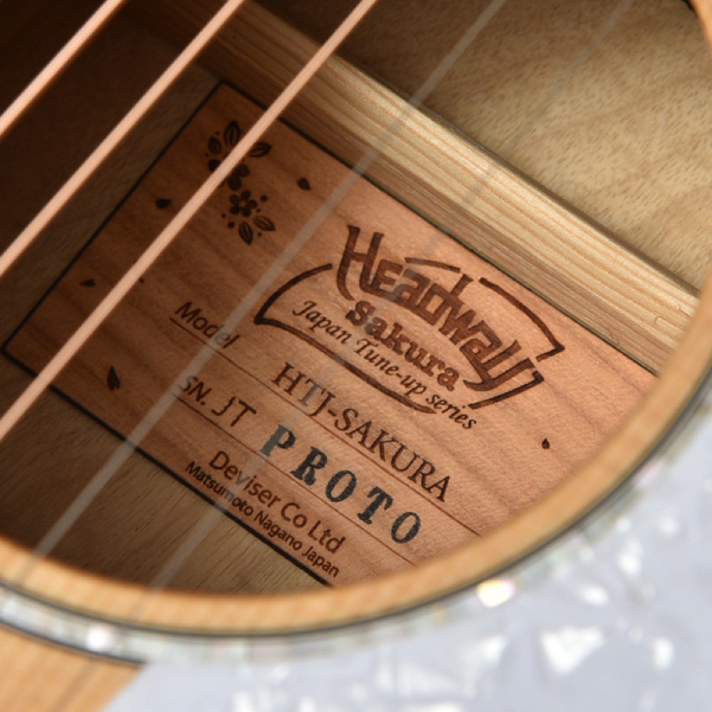 HEADWAY ヘッドウェイ Japan Tune-up Series HTJ-SAKURA SKPN エレクトリックアコースティックギター エレアコ ラベル