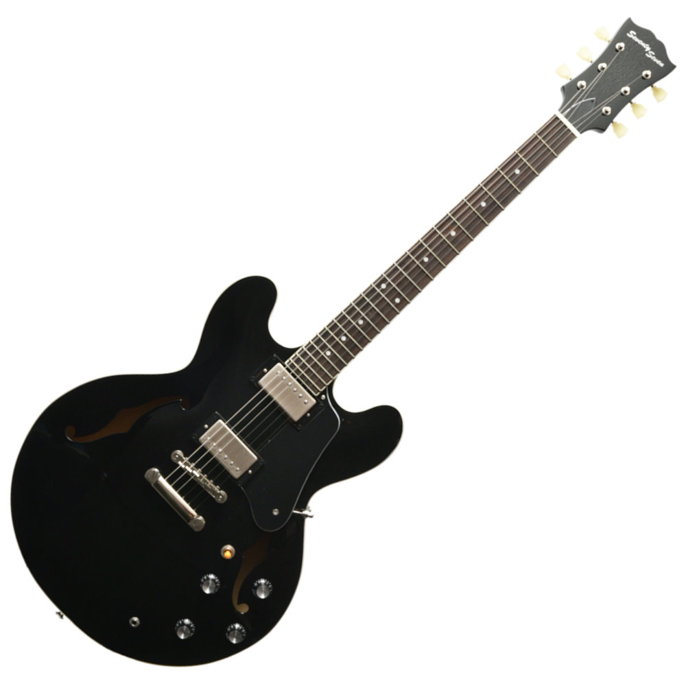 SeventySeven Guitars セブンティセブンギターズ EXRUBATO-STD-JT BK セミアコースティックギター エレキギター セミアコ 77