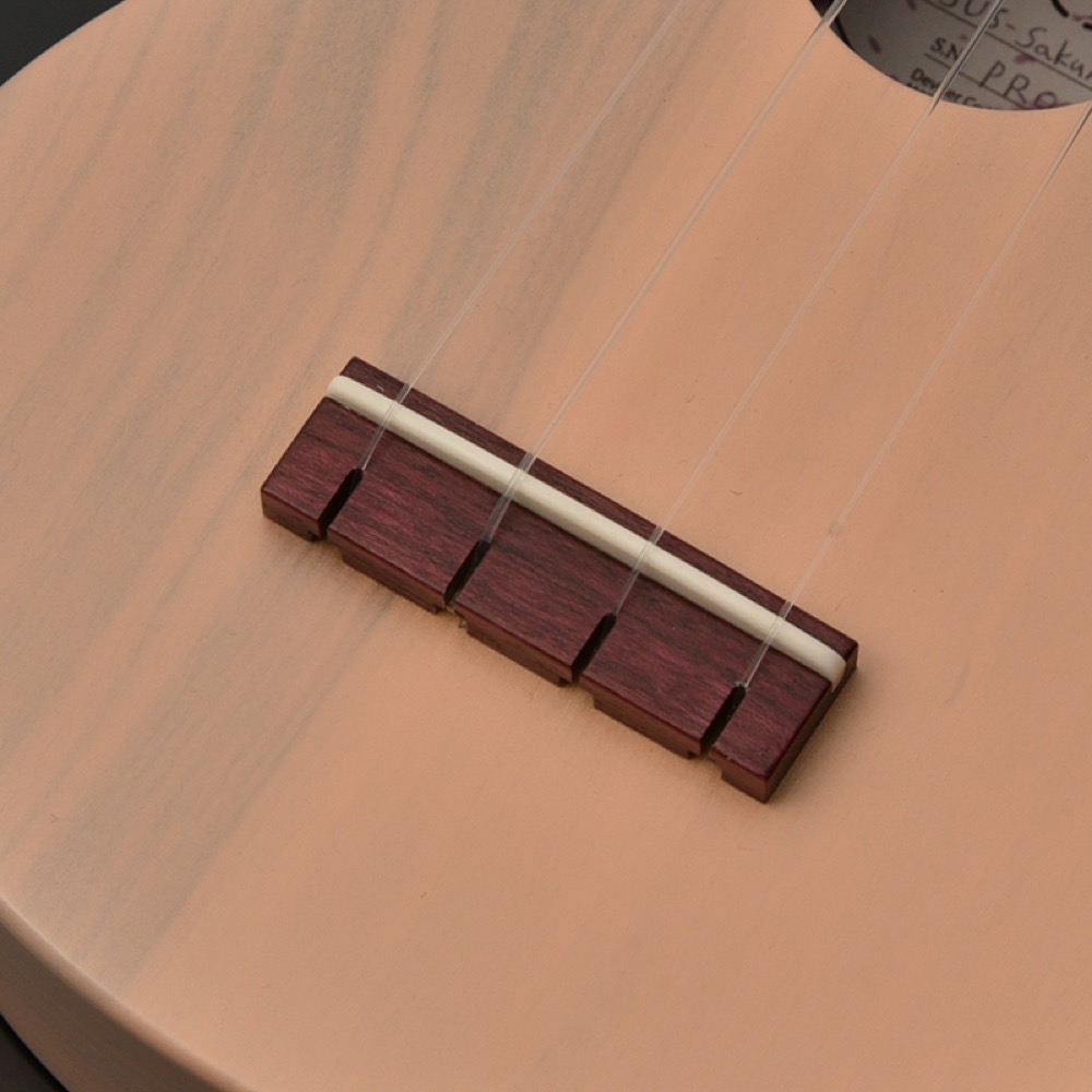 SAKURA UKULELE さくらウクレレ SUS-SAKURA BLONDE SKBD ソプラノサイズ ウクレレ 桜 ブリッジ