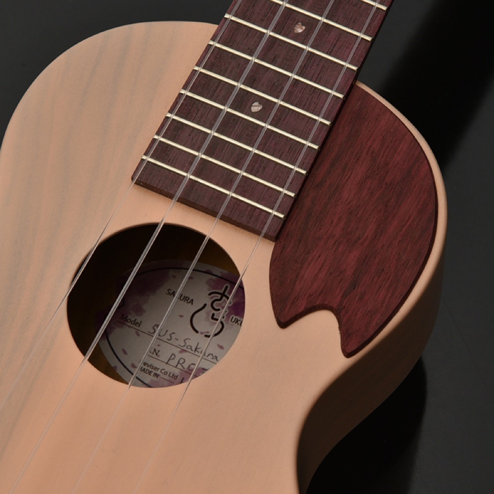 SAKURA UKULELE さくらウクレレ SUS-SAKURA BLONDE SKBD ソプラノサイズ ウクレレ 桜 サウンドホール