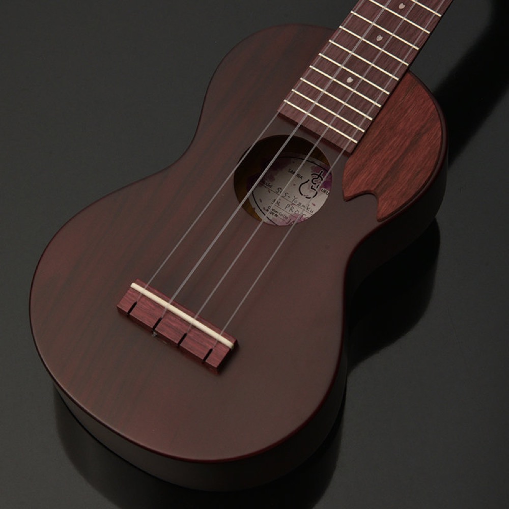 SAKURA UKULELE さくらウクレレ SUS-YOZAKURA YZKR ソプラノサイズ ウクレレ 桜 トップ