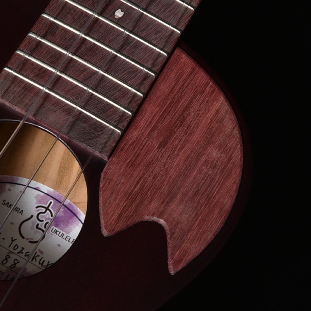 SAKURA UKULELE さくらウクレレ SUC-YOZAKURA YZKR コンサートサイズ ウクレレ 桜 ピックガード