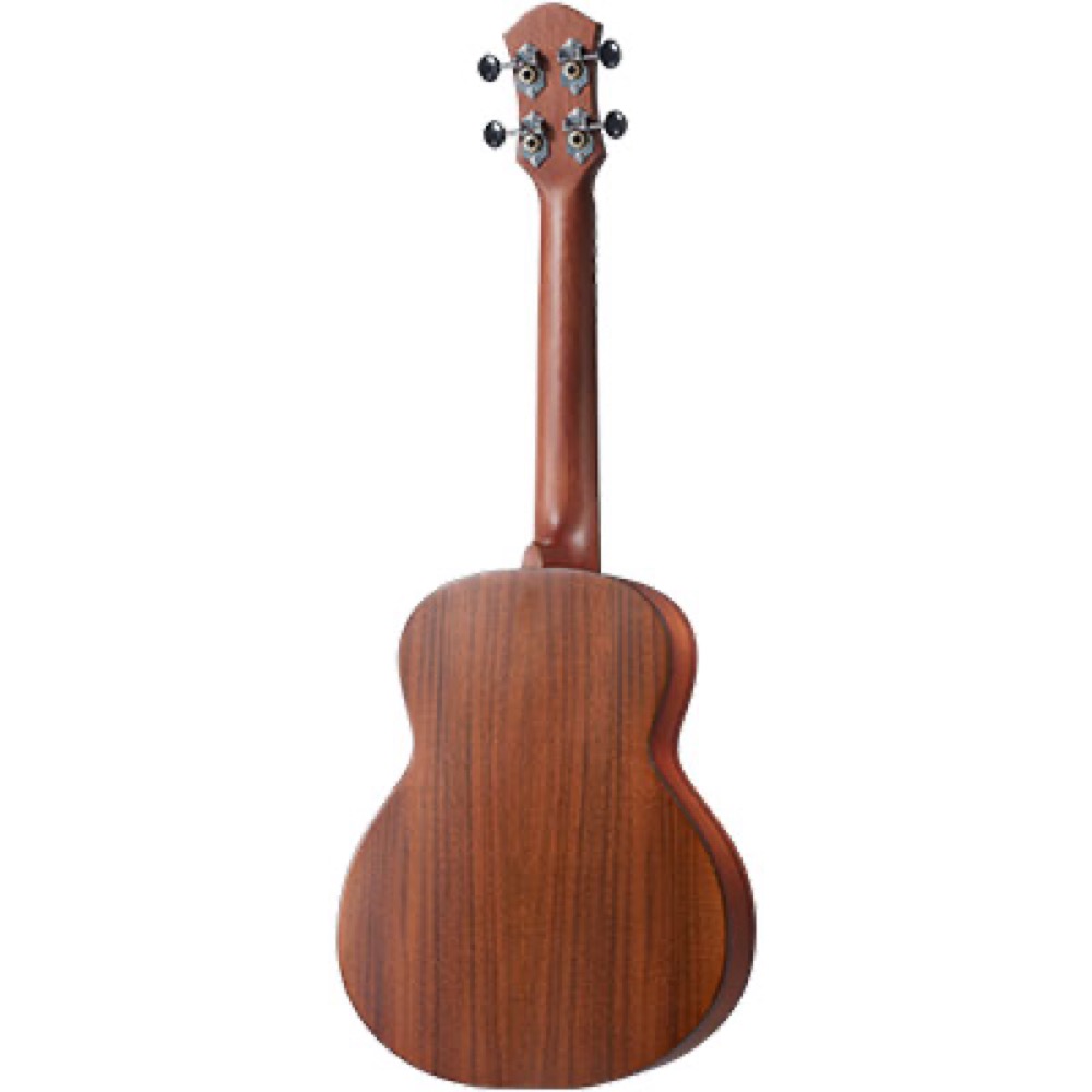 aNueNue aNN-T4Eピックアップ付き Solid Cedar Top テナーウクレレ シダー単板トップ Acacia(Taiwan Koa)バック＆サイド ボディバック画像