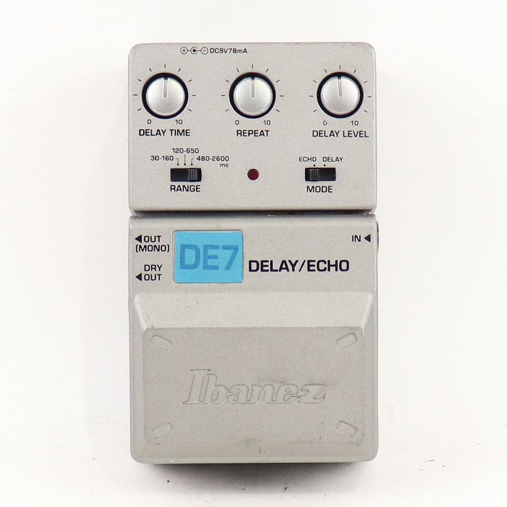 Ibanez DE7 ディレイ/エコー ディレイエフェクター、Ibanez 「DE7」の魅力 | ニーゴ