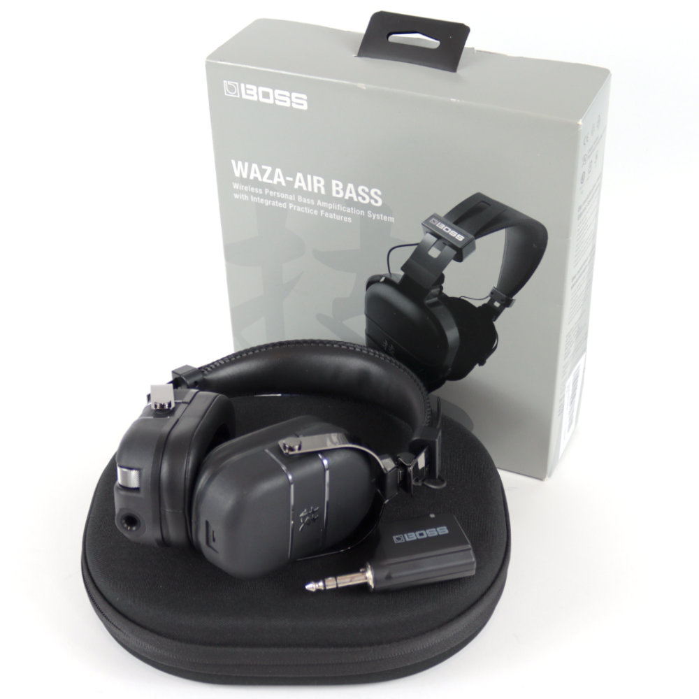 WAZA-AIR BOSS ワイヤレスヘッドホン 中古 美品｜オーディオ機器