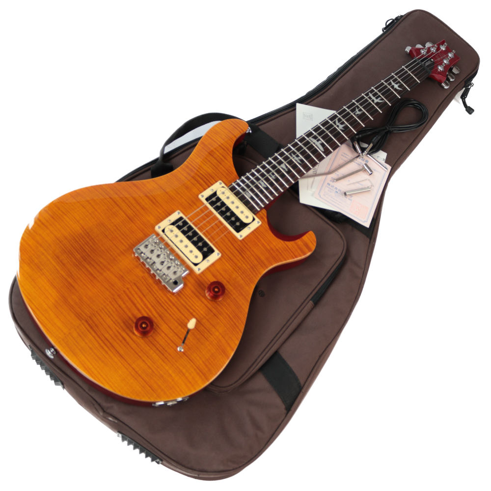 PRS SE Custom24 エレキギター オレンジ/ブラック（Paul Reed