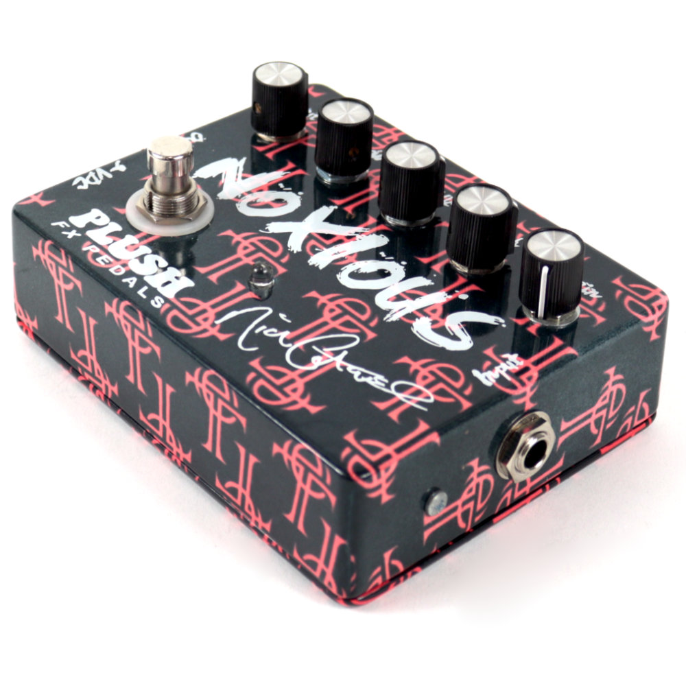 【中古】Plush FX Pedals NOXIOUS ハイゲイン ディストーション ギターエフェクター 右サイド