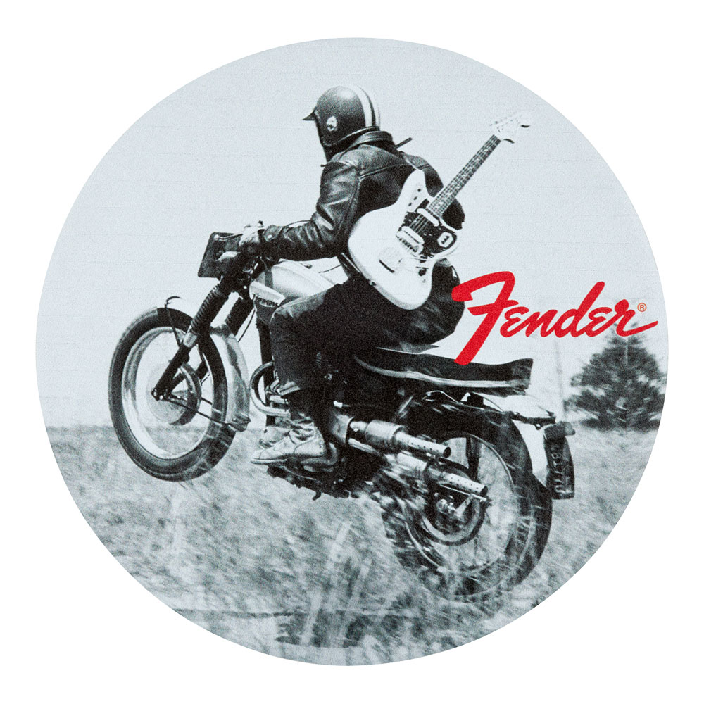 Fender フェンダー Vintage Ads 4-Pk Coaster Set Black and White コースターセット 正面