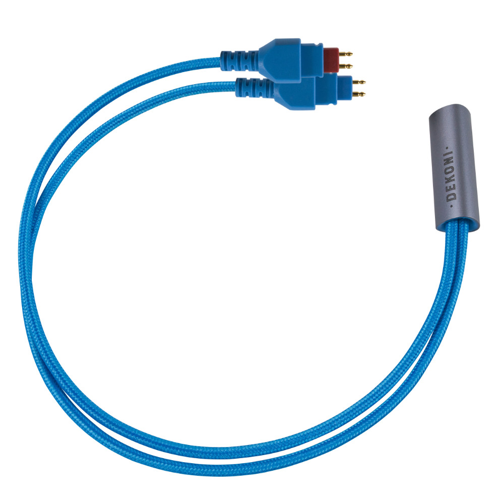 DEKONI AUDIO デコニオーディオ Ensemble Cables Y-Split HD600 ブルー CBZ-Y-CL-600 モジュラーヘッドフォンケーブル